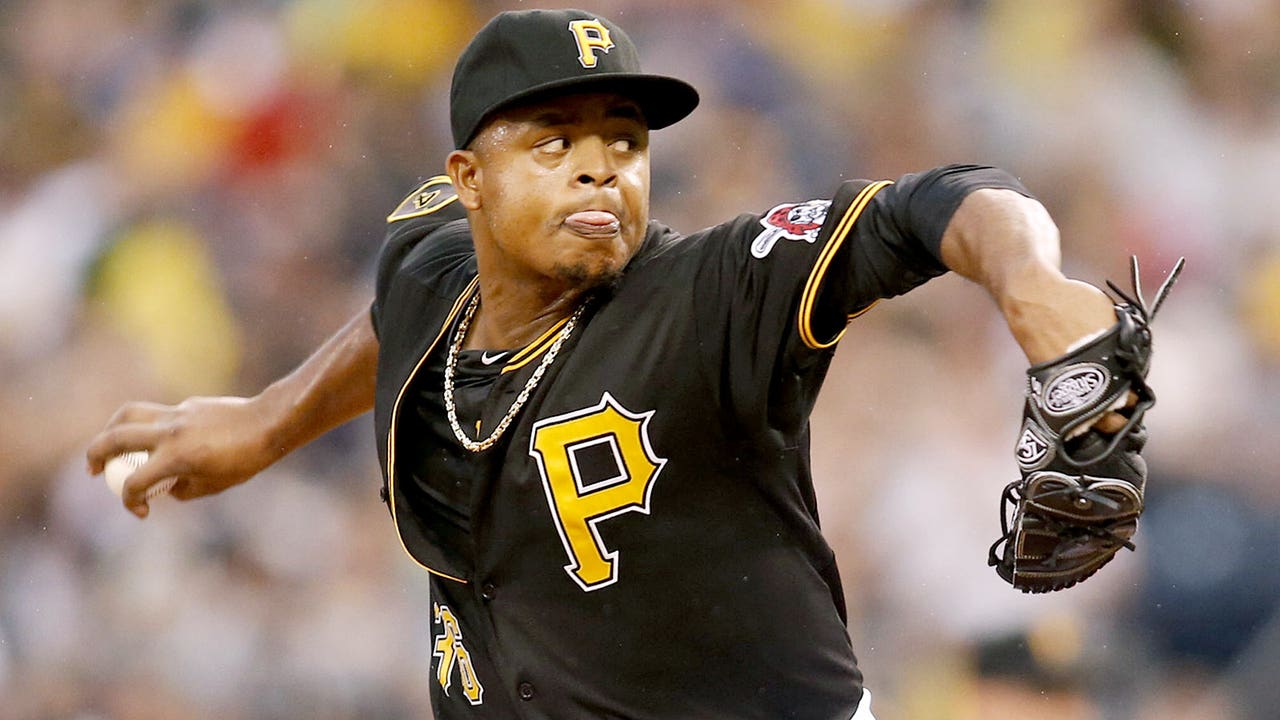 Volquez pitches Pirates past reeling Tigers 4-2